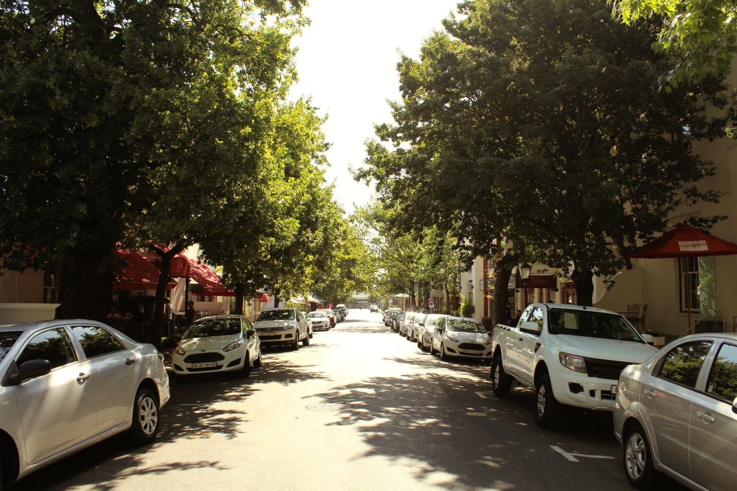 Straße in Stellenbosch