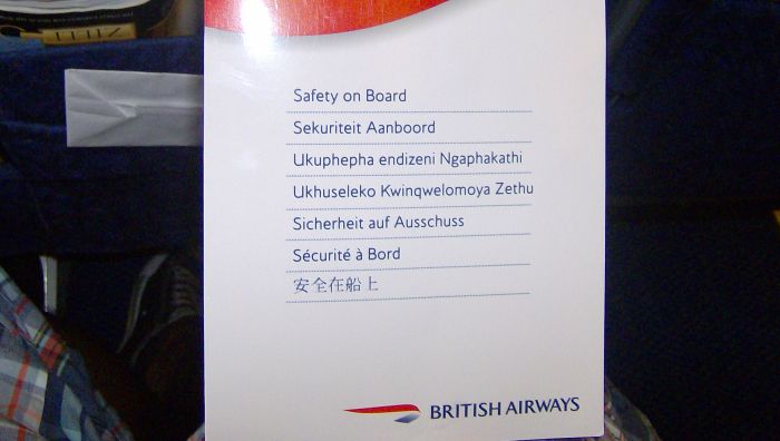 Sicherheit bei British Airways